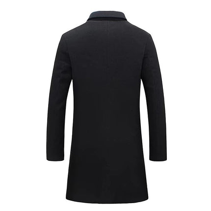 Black coat on a white background