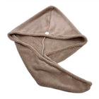 Brown hooded towel