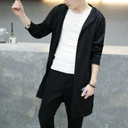 F08 Black Hooded Gray / 2XL