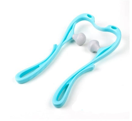 Blue swan-style product on a white background