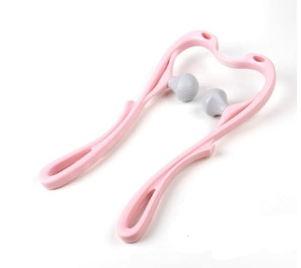 Pink swan-style product on a white background