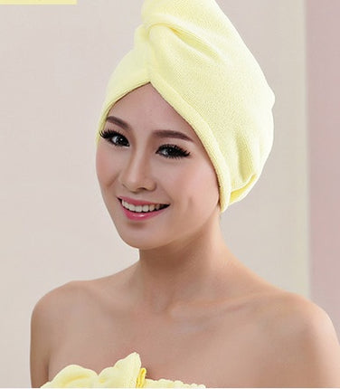 Women’s Microfiber Hair Dryer Cap – Quick Dry Absorbent Towel Wrap