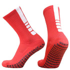 Casual Striped Anti-Slip Soccer Socks – Towel Bottom Sports Socks