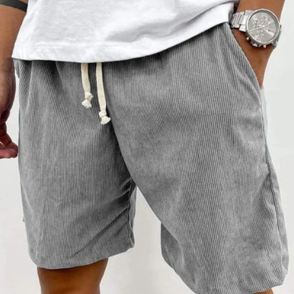 gray shorts