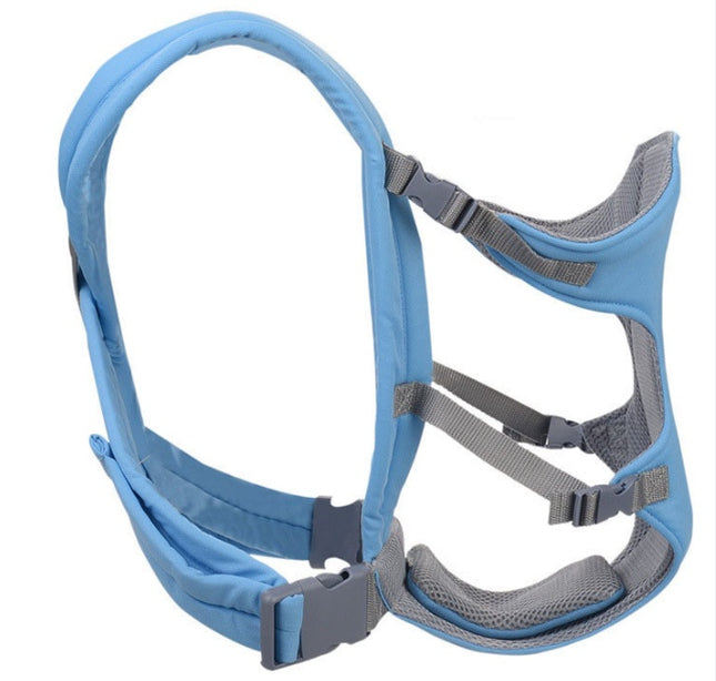 Blue and gray safety harness