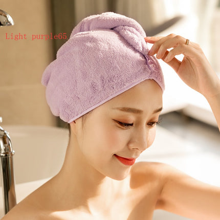 Women’s Microfiber Hair Dryer Cap – Quick Dry Absorbent Towel Wrap