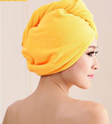 Women’s Microfiber Hair Dryer Cap – Quick Dry Absorbent Towel Wrap