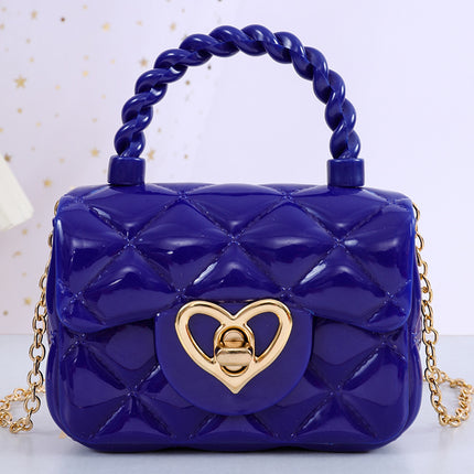 Transparent Jelly Mini Love Handbag – Trendy PVC Shoulder Bag