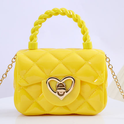 Transparent Jelly Mini Love Handbag – Trendy PVC Shoulder Bag