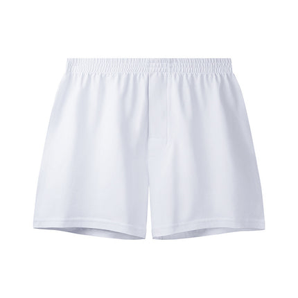 White shorts on a white background