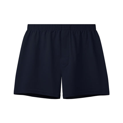 Black shorts on a white background