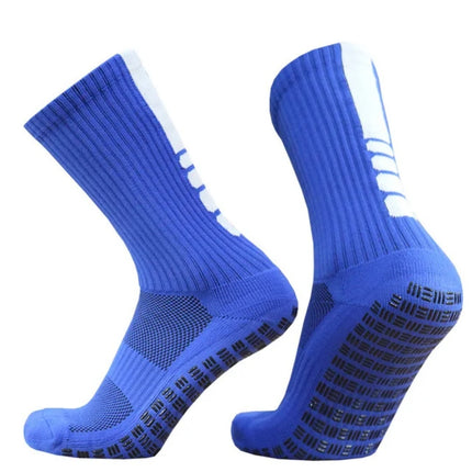 Casual Striped Anti-Slip Soccer Socks – Towel Bottom Sports Socks