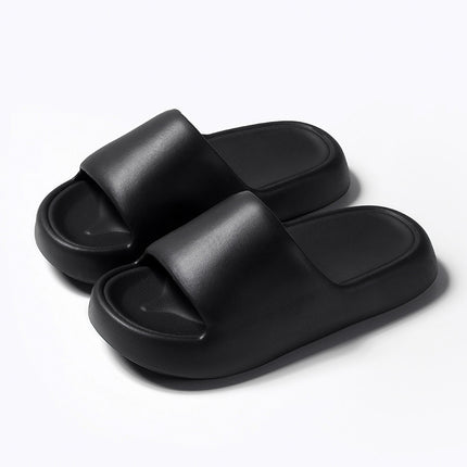 Pair of black slides on a white background