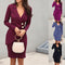 Slim Fitting Buttocks Bottom Button Up Dress